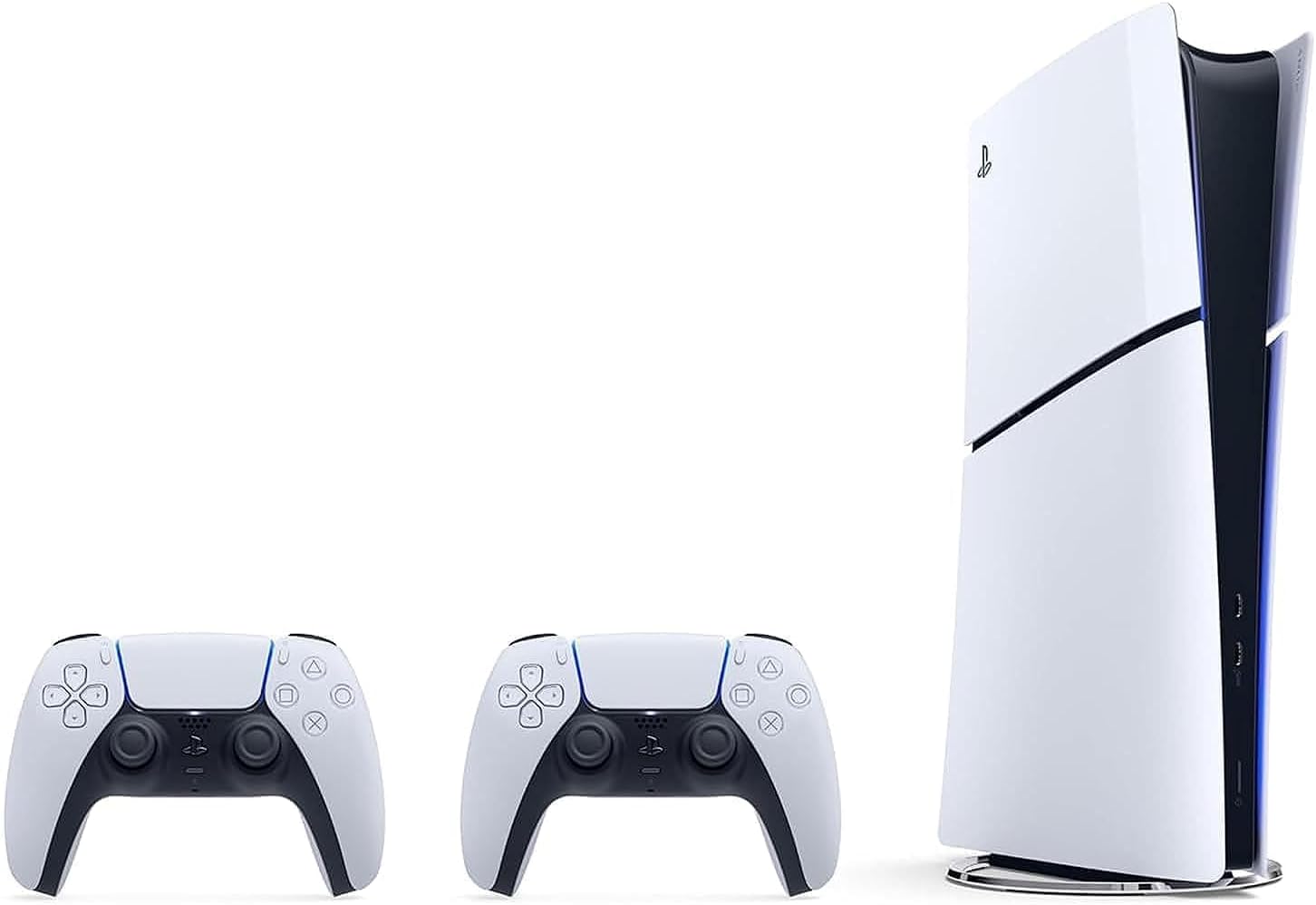 Sony PlayStation 5 Slim Digital Edition DualSense Wireless Controller Double Pack (2023) - International VersionConsolesThe included PlayStation 5 is a new PS5 model group - slim, which is designed to be a smaller model with technologies and functions tha